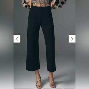 Anthropologie Maeve Colette Ponte Pant- Navy Blue- 28 Petite